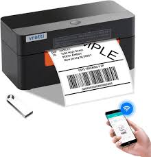 Vretti Trådlös Termisk Etikettskrivare 4x6 för Småföretag