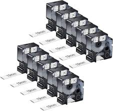 Nineleaf 10-pack för DYMO 18057 - Noshörning Kompatibla Etiketter