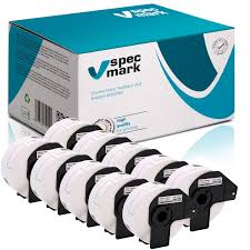 Specmark 10 Rullar Enkeletiketter för Brother DK-11201