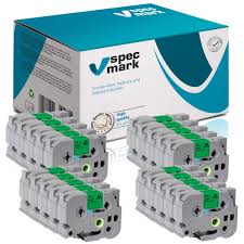 Specmark Märkband TZe-751 20-pack Svart på Grönt 24 mm x 8 m