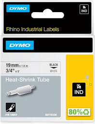 DYMO Rhino Värmekrympning Kabeletikettrör 19 mm