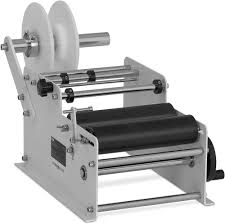 Etikettmaskin MSW-LMM-01 - Halvautomatisk för Flasketiketter