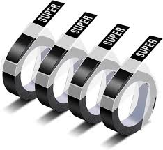 USUPERINK 4PK Dymo 3D Plast Etiketter