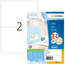 HERMA 4282 Universella A4 Etiketter (210 x 148 mm