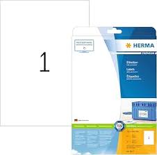 HERMA 8637 Universella Etiketter A4 - Stora (10 Ark)